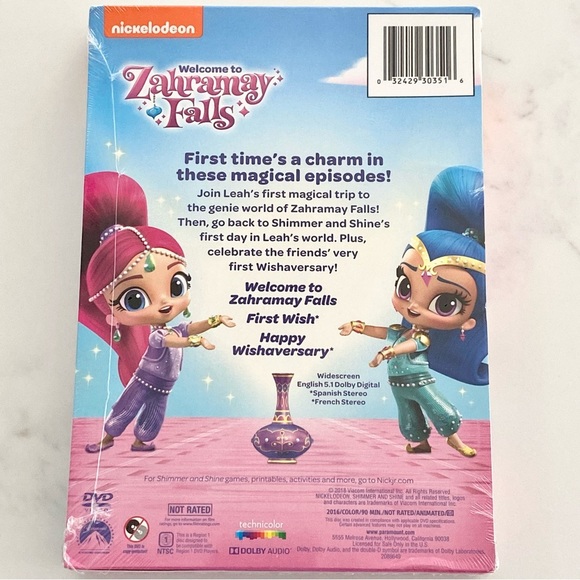 Shimmer & Shine Zahracorn Adventure DVD + Book Set - Picture 2 of 2